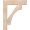 Ekena Millwork Westlake Block Smooth Bracket w/ Offset Brace, Douglas Fir, 7 1/2"W x 32"D x 40"H BKT0806X32X40WTL05SDF - alternate 3
